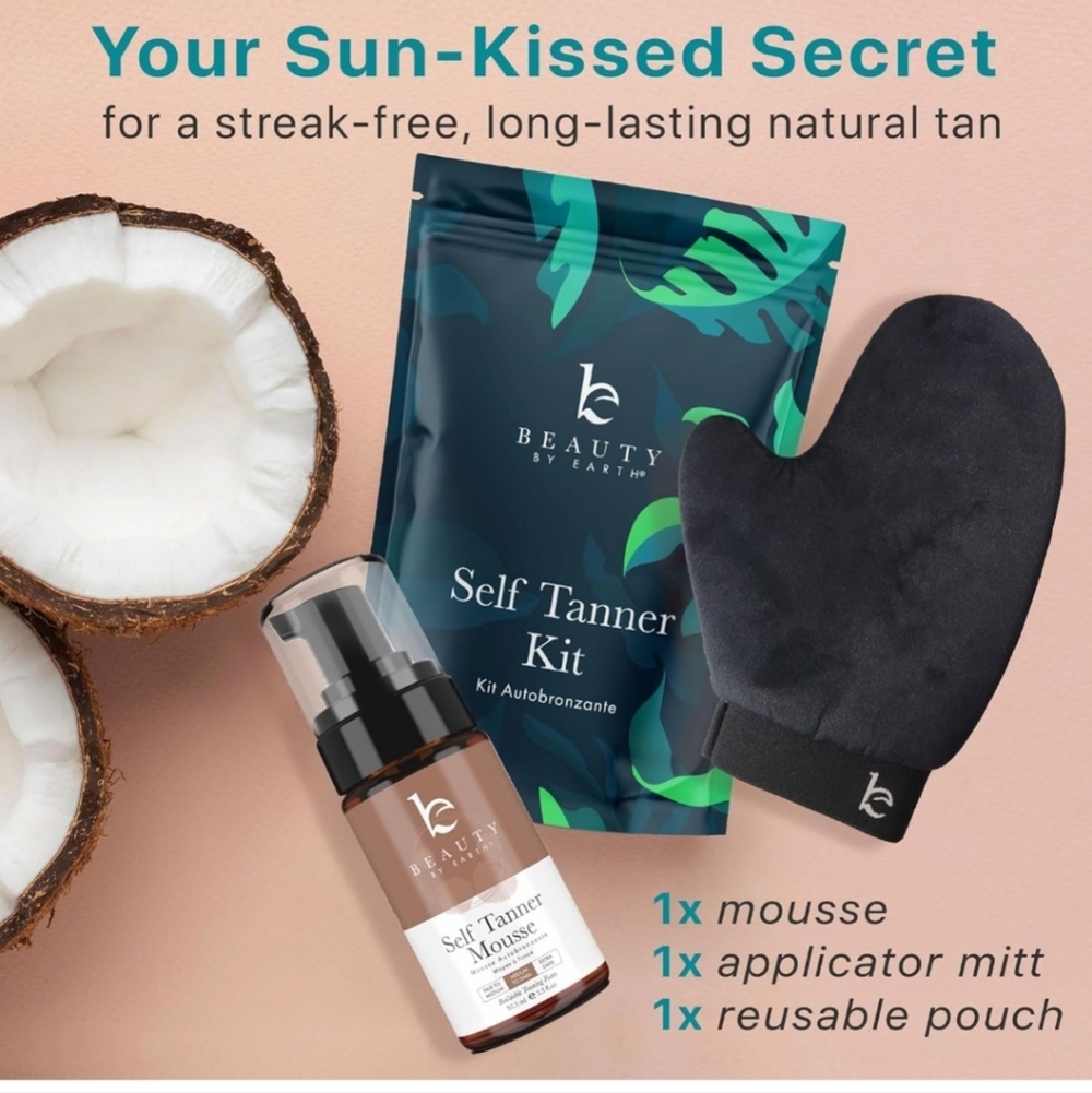 Self Tanner Tanning Mousse Kit 3.3 oz - Picture 4 of 6